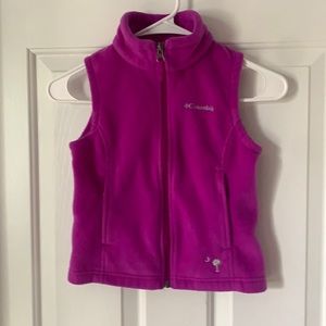 Girl’s Magenta Purple Columbia Vest